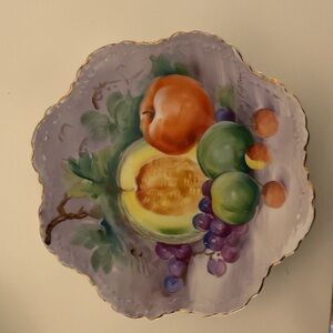Hand painted Lefton Plate